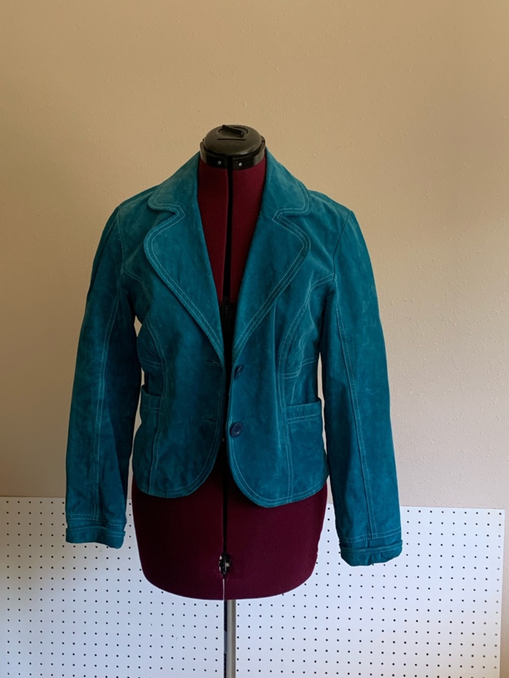 Live a Little Teal Heart Patch Top